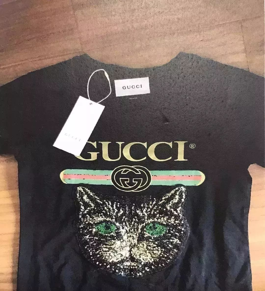 gucci专柜假货事件,gucci男t恤正品