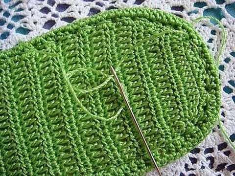 家居托鞋不用买，自己也可以钩一双，成品可比买的漂亮多了