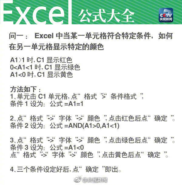 excel100个常用公式,工作中最不常用的excel公式