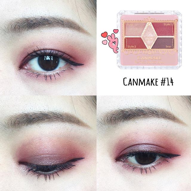 canmake新款眼影色号推荐,canmake眼影教程新品