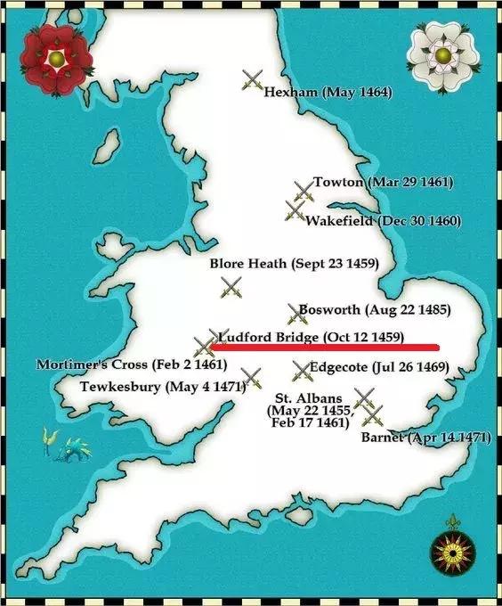 卢德福德桥战役：兰开斯特王权的回光返照