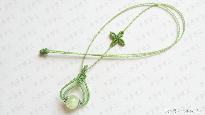 素圈米奇项链编织教程,项链编织教程慢动作