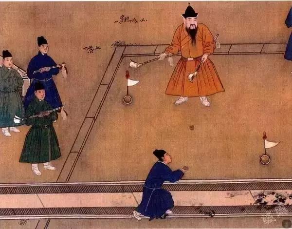 打个赌：国画里的古人运动会，比咱现代人还玩得还溜！