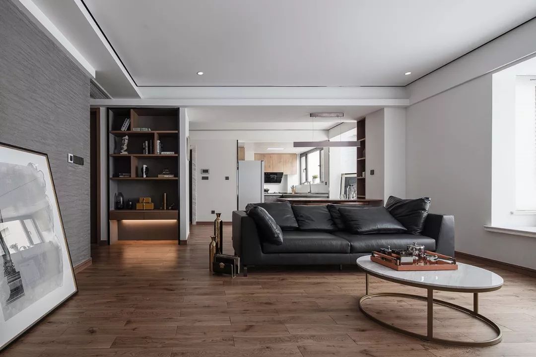 100平米电视墙现代简约风格效果图,好看的投影电视墙