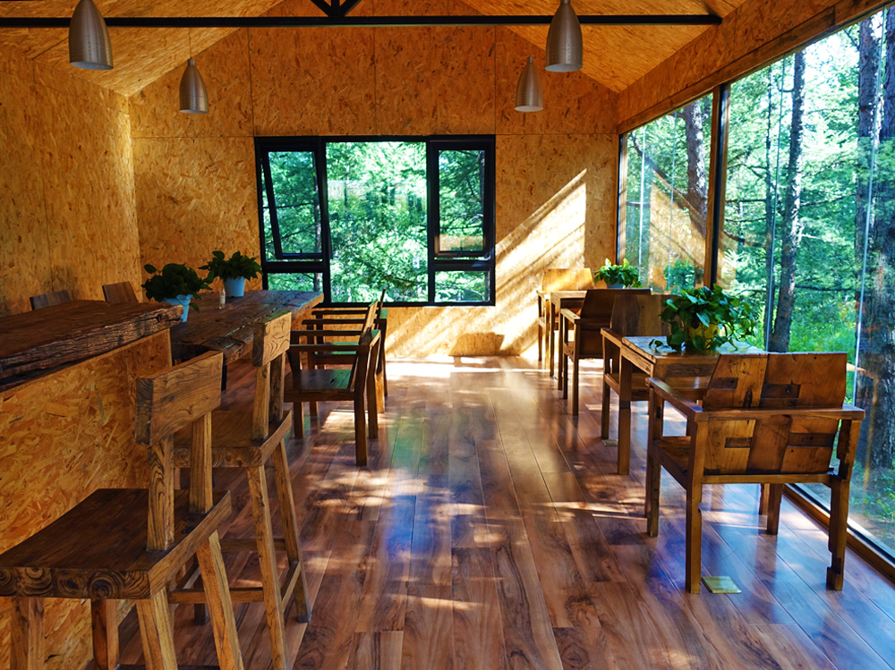 大森林里的小木屋秋雨后美成让人窒息云海小木屋离北京120公里