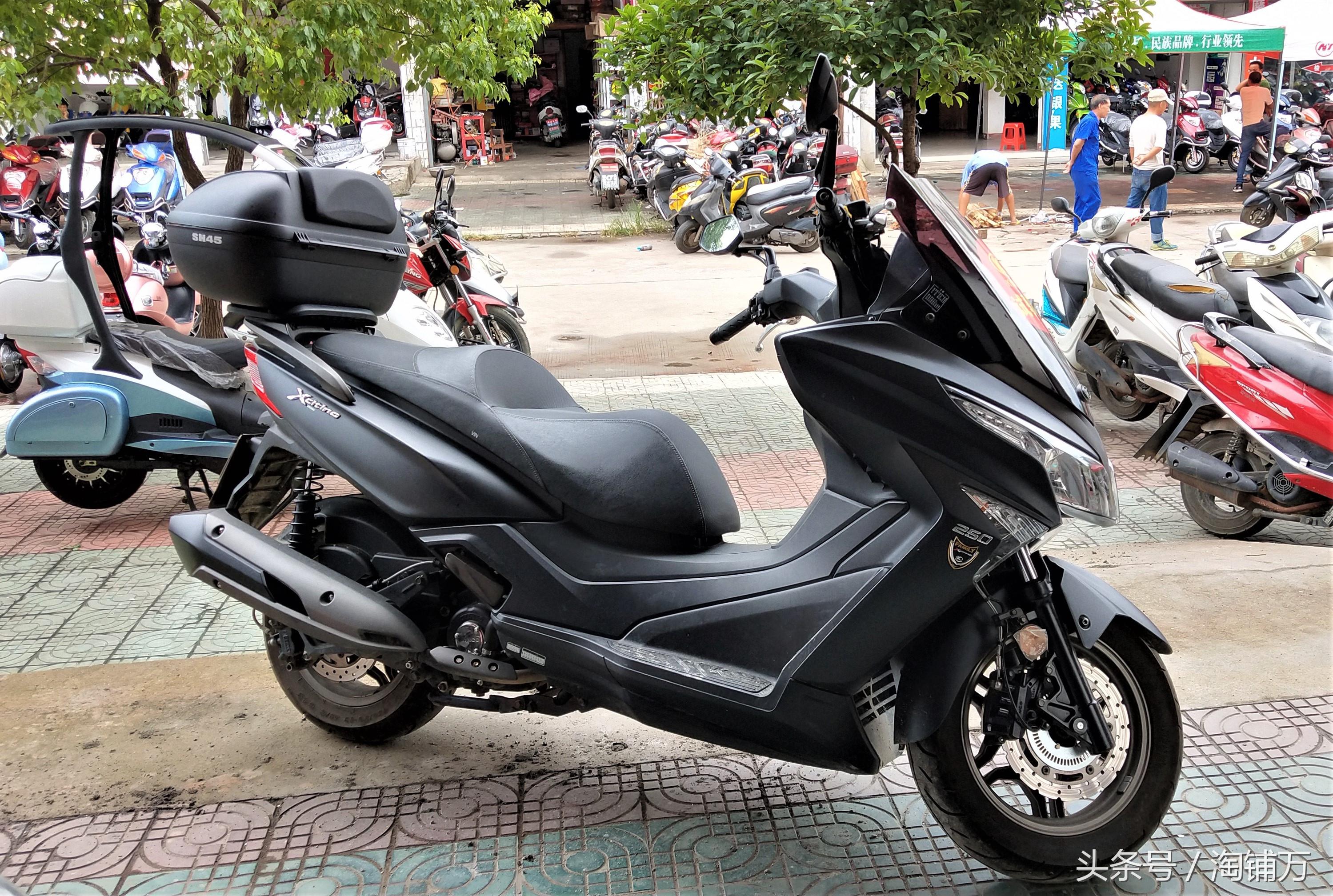 光阳摩托赛艇250abs至尊版摩托车,大踏板光阳赛艇250c10