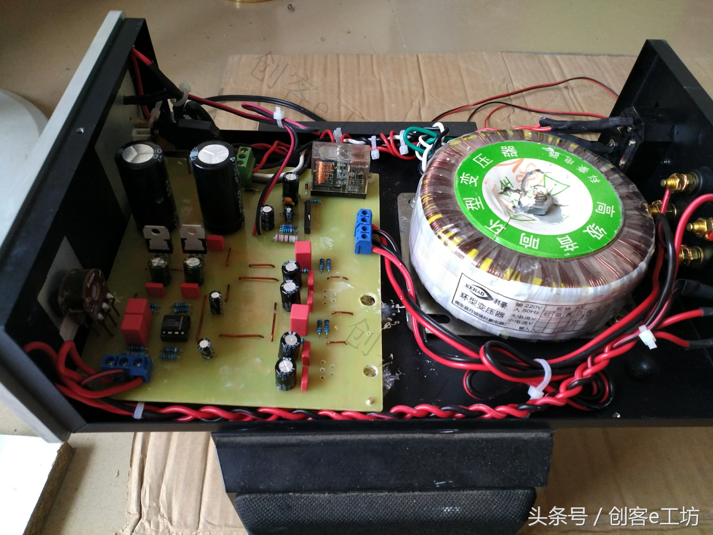 lm1875功放机试音,lm1875超简易功放创客e工坊