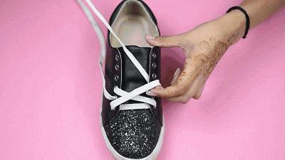 好看又时尚的鞋带新穿法,夏天鞋带这样系好穿又时髦