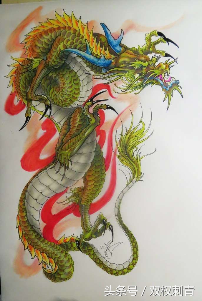 传统龙纹身图片大全,传统龙纹身图集推荐