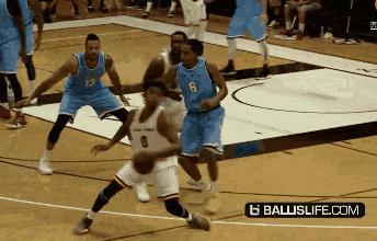 科比交叉变向过人教学,新手必学过人技巧篮球