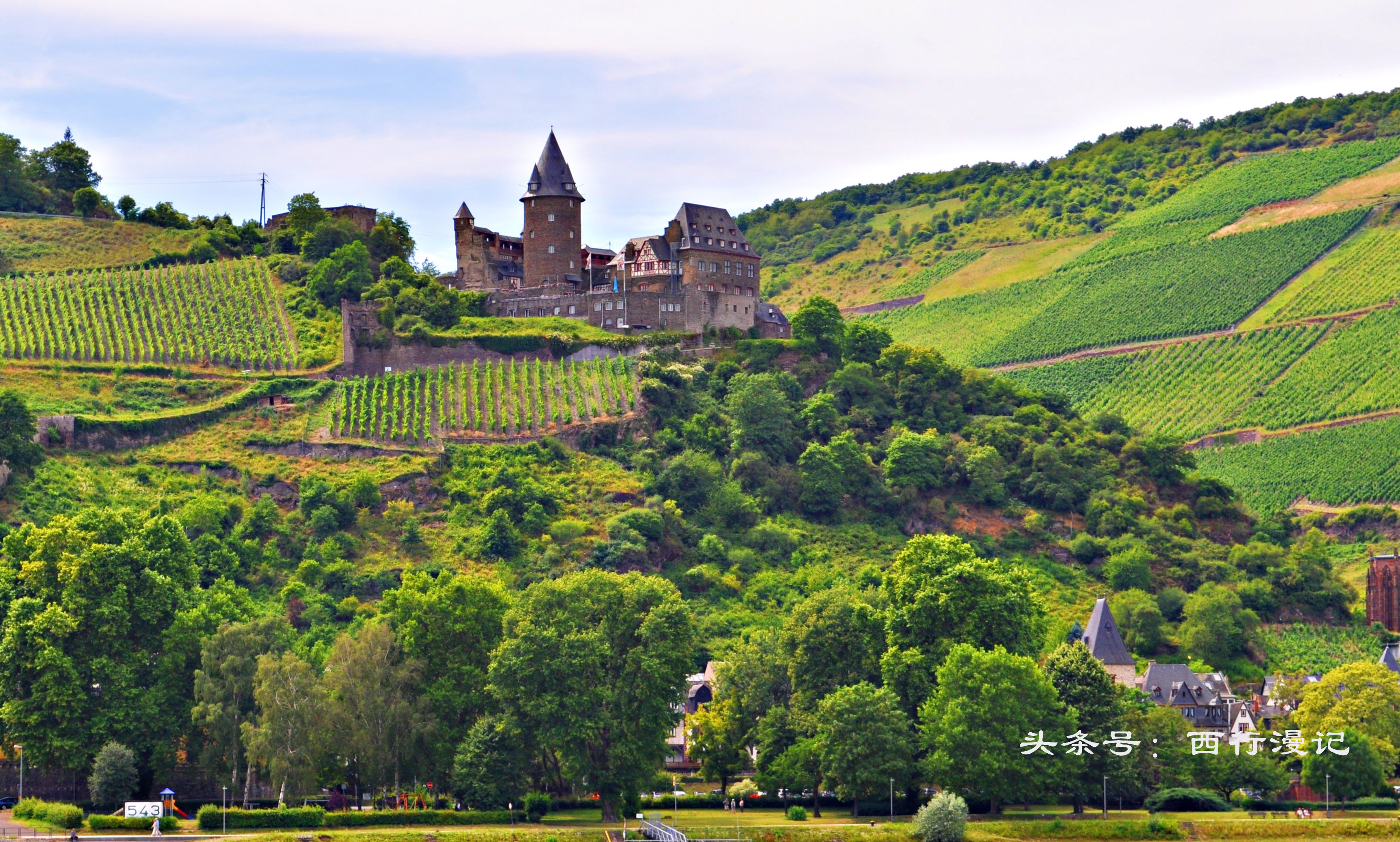 世界美景赏析德国莱茵河谷,德国莱茵河城堡旅游