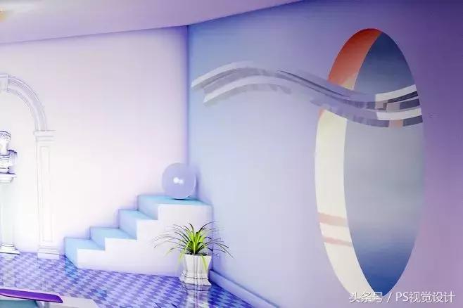 海报设计分割空间的方法,空间对比海报设计