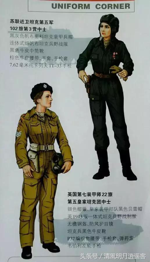 二战各国空军军装,各国二战空军军衔