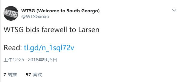 绝地求生：WTSG队内大腿Larsen离队轰动整个欧美吃鸡圈