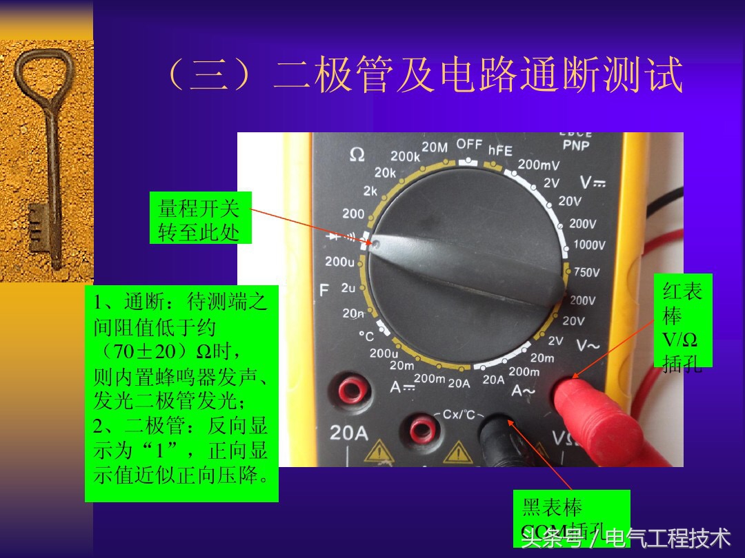 万用表各档位使用方法老电工讲解,万用表一般常用测量档位有哪些