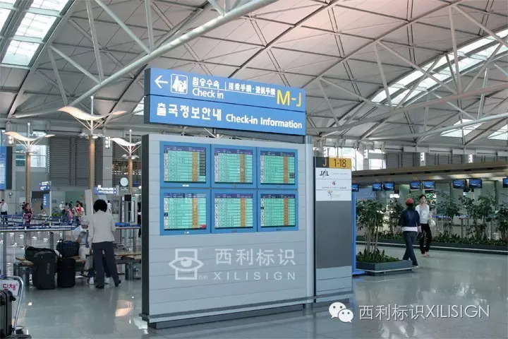 空港观察郑州,航站楼设计标识