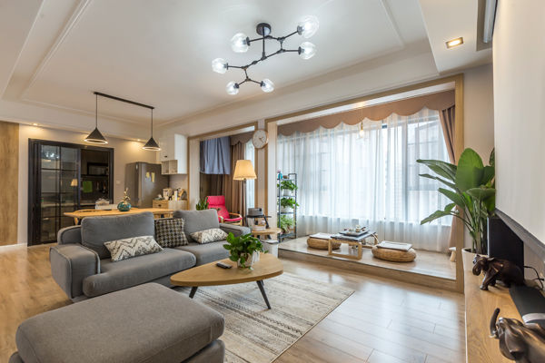 咸阳装修效果图及报价,简约装修设计效果图咸阳