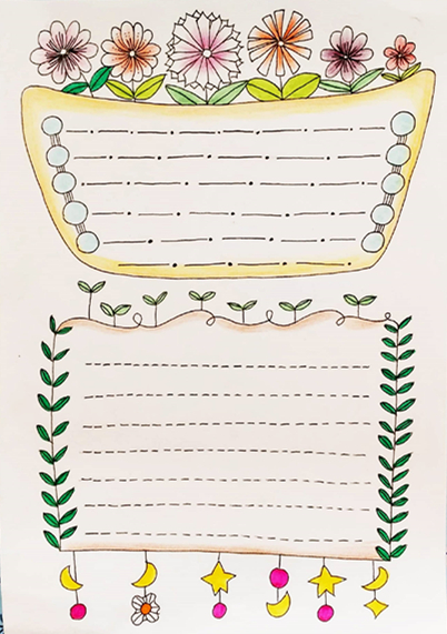 好书推荐手抄报a4纸竖版模板,竖版阅读手抄报模板可打印高清