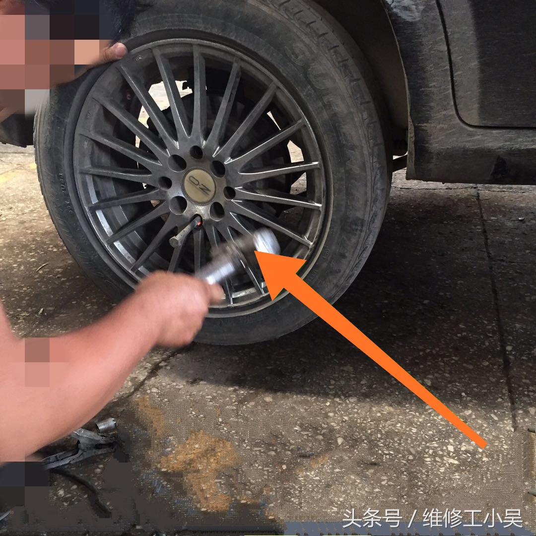 07年凯越换右前轮轴承,凯越525x单摇臂更换后轮轴承