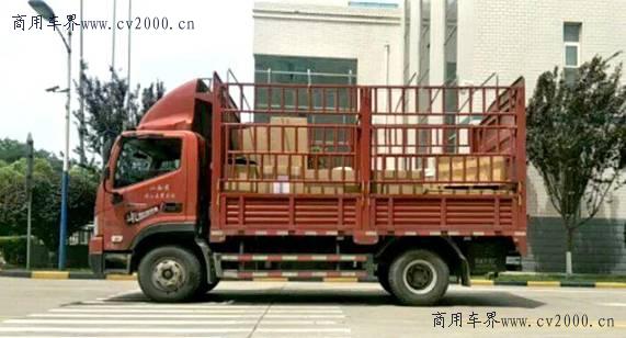 黄牌福田瑞沃es3高栏4.2米190马力,福田瑞沃es3高栏4.2米排半190马力