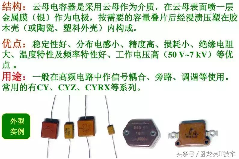 电容种类图解及用途,各种类型的电容及用途