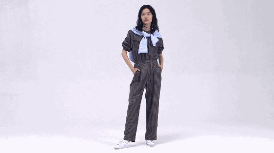 适合4套衣服的连体裤,时尚简约连体裤套装