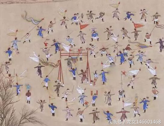 国画运动会,古画里的赛龙舟动画