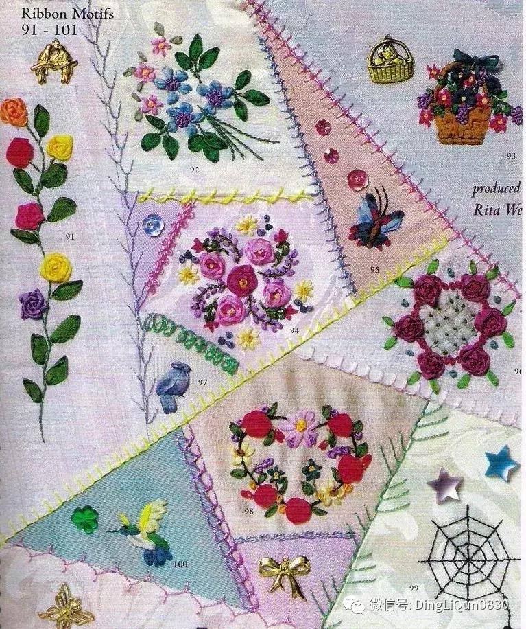 字母刺绣教程针法,字母刺绣针法图解