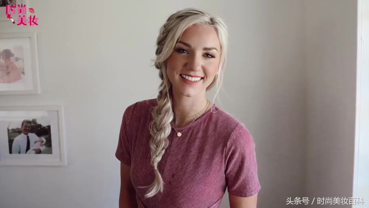 法式刘海麻花辫怎么扎好看,盘发教程之复古法式麻花辫