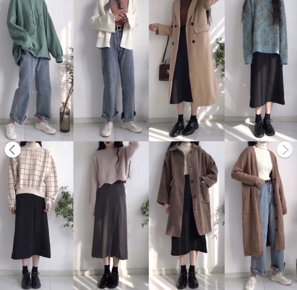 气质温柔秋装穿搭,早秋气质秋装可外穿内搭