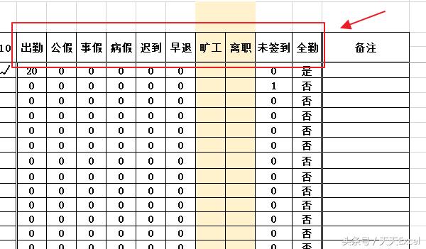 excel考勤表入门教程,excel从入门到精通考勤表