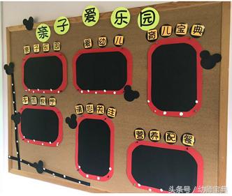 幼儿园家园联系栏布置米奇,幼儿园大班家园栏创意布置北欧风