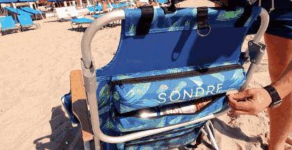 沙滩便捷折叠椅,海边沙滩户外折叠椅两用