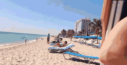 沙滩便捷折叠椅,海边沙滩户外折叠椅两用