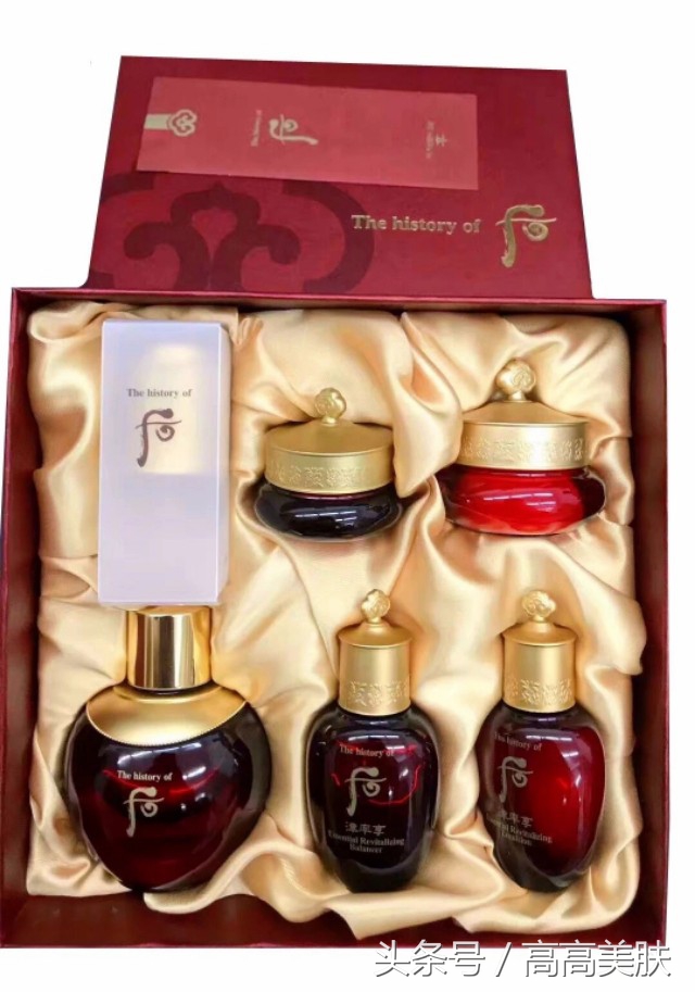 whoo后津率享唇盘套盒,whoo后津率享专柜套盒