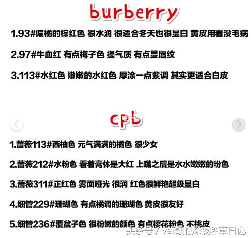 史上最全口红,最好看又好用的口红推荐哪款