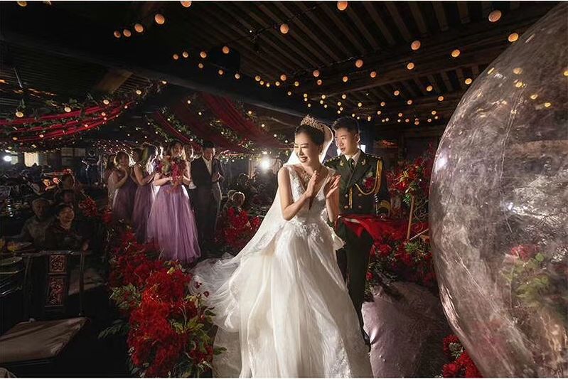 真实军人的婚礼军嫂朴实大方,军嫂的军婚日记