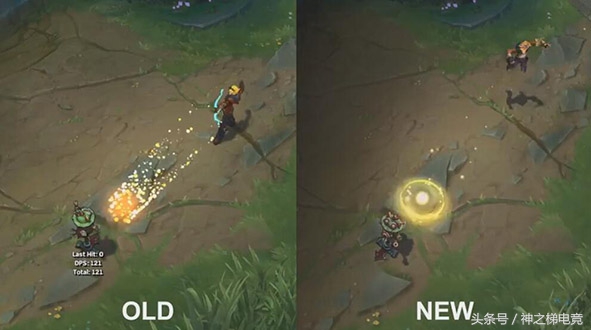 天天趣闻:EZ新老模型大对比W技能重做特效更新