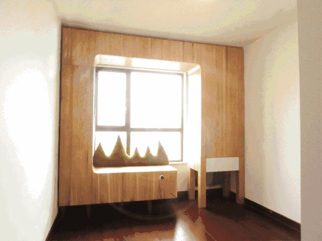 龙猫衣柜、猫桌、小熊柜，建筑师夫妇把80㎡精装房变萌萌哒家！