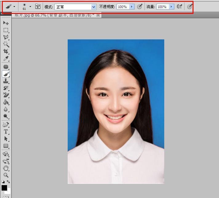 pscs6证件照换底色,ps2021证件照换底色