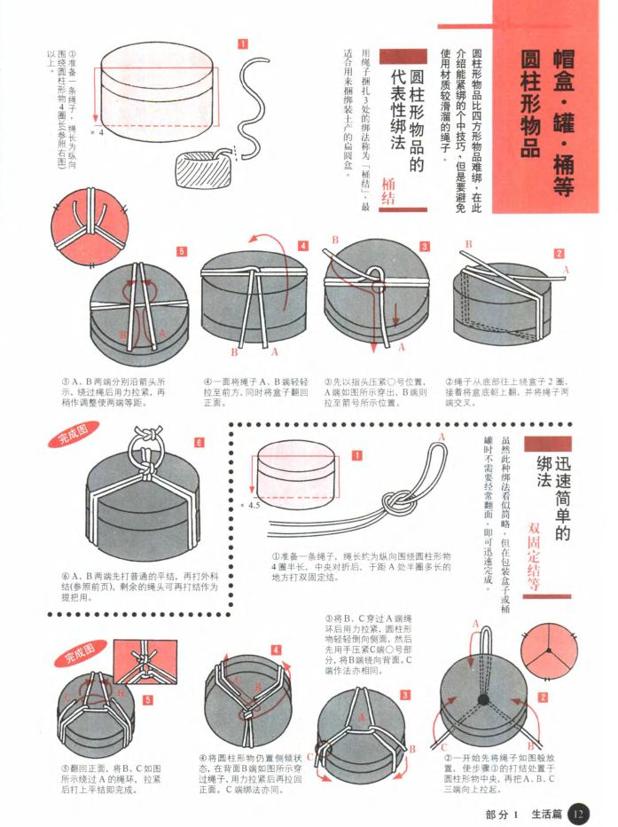 超实用的6种常用绳结教程,中国结基础绳结