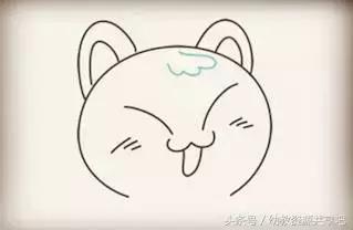 可爱萌萌哒小猫咪简笔画,怎么画可爱呆萌的小猫咪的简笔画