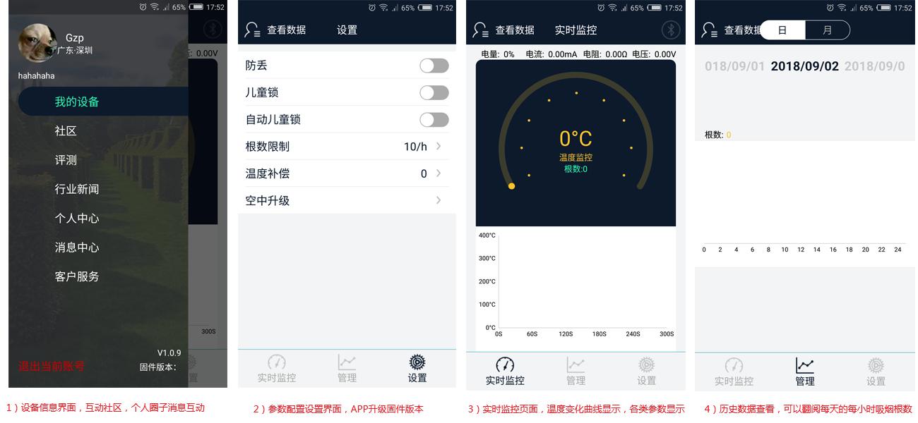 利用蓝牙传输吸烟数据进行大数据统计，*子烟电**现在还可以这样玩？