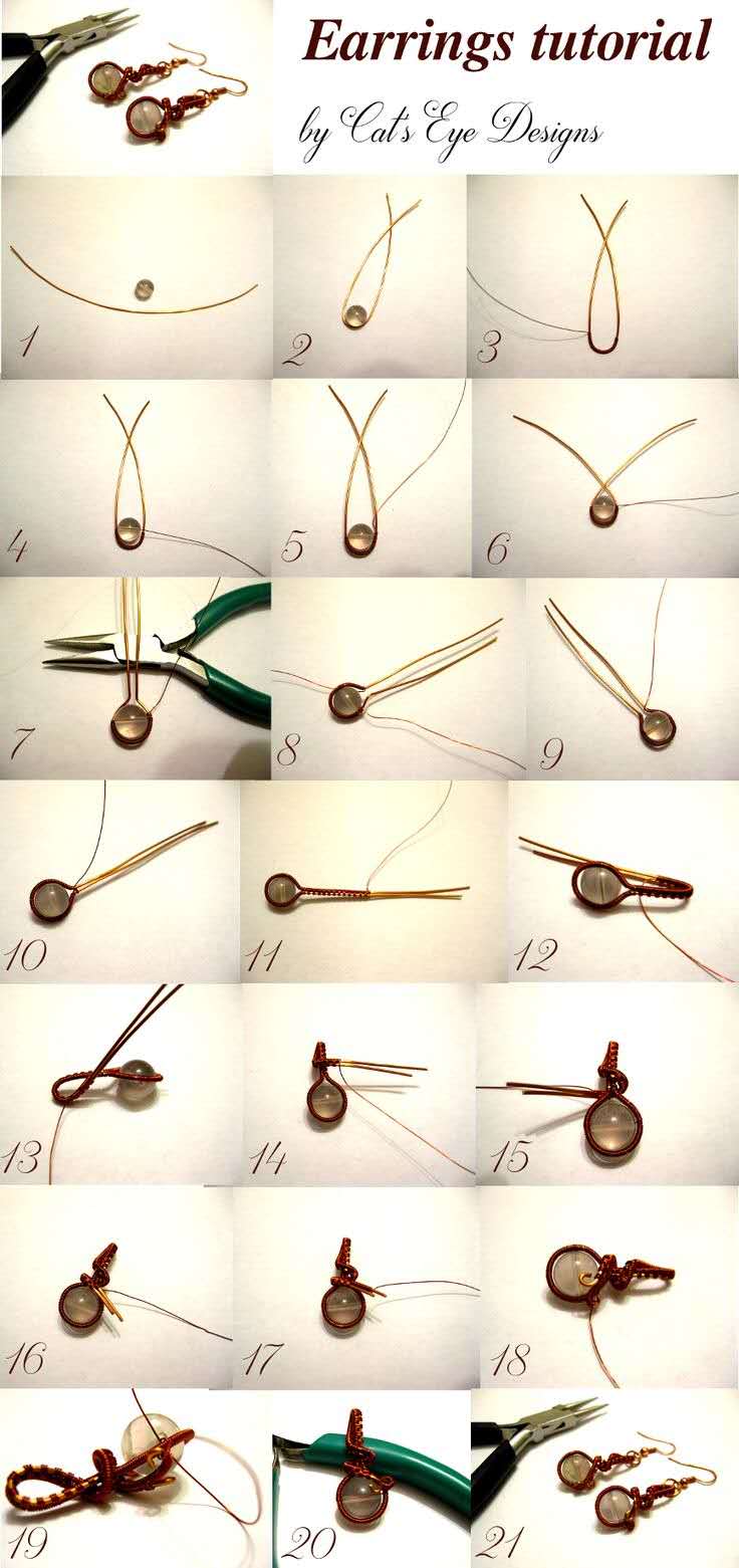 绕线古风首饰diy入门教程,纯手工绕线制作首饰教程