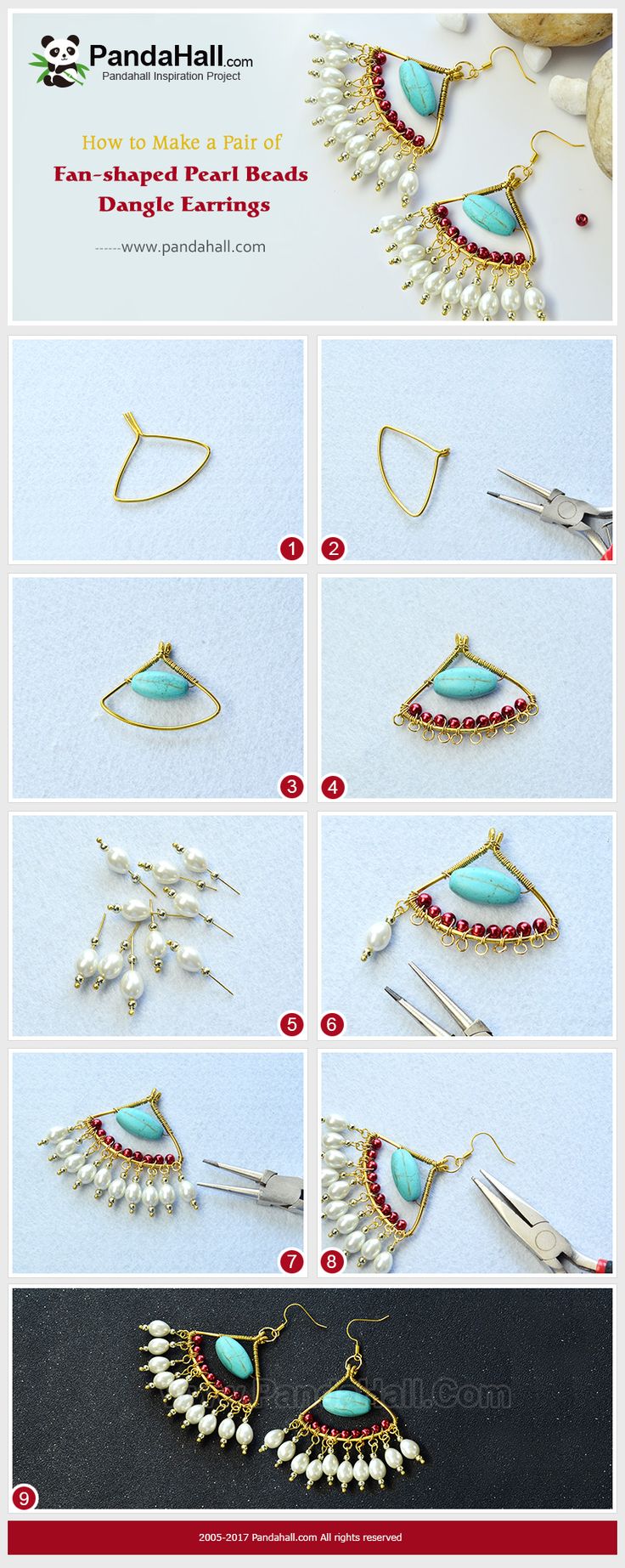 绕线古风首饰diy入门教程,纯手工绕线制作首饰教程