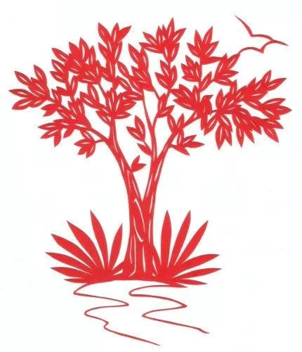 民间剪纸艺术冰墩墩,中国民间剪纸艺术基本步骤和流程