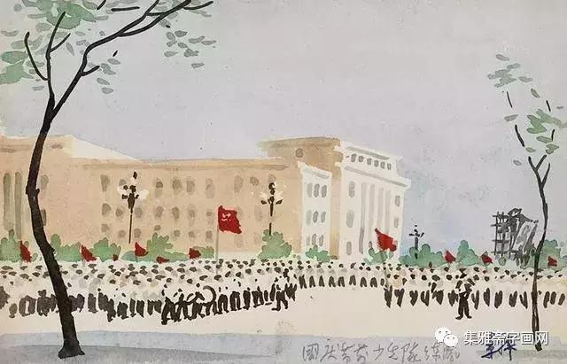 24幅国庆画作大盘点，毛*东泽**亲自题句：“江山如此多娇”