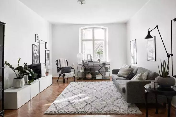 58平方小户型客厅简单节约装修,客厅太小怎么利用