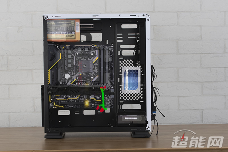 k88青春版机箱怎么理线,机箱电源在上面怎么理线