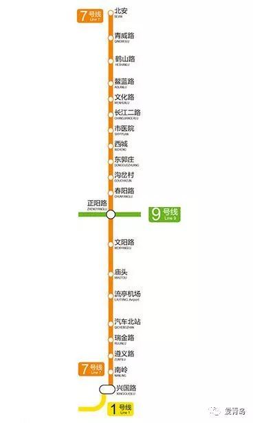 青岛地铁4号线和5号线,青岛地铁5号线与7号线